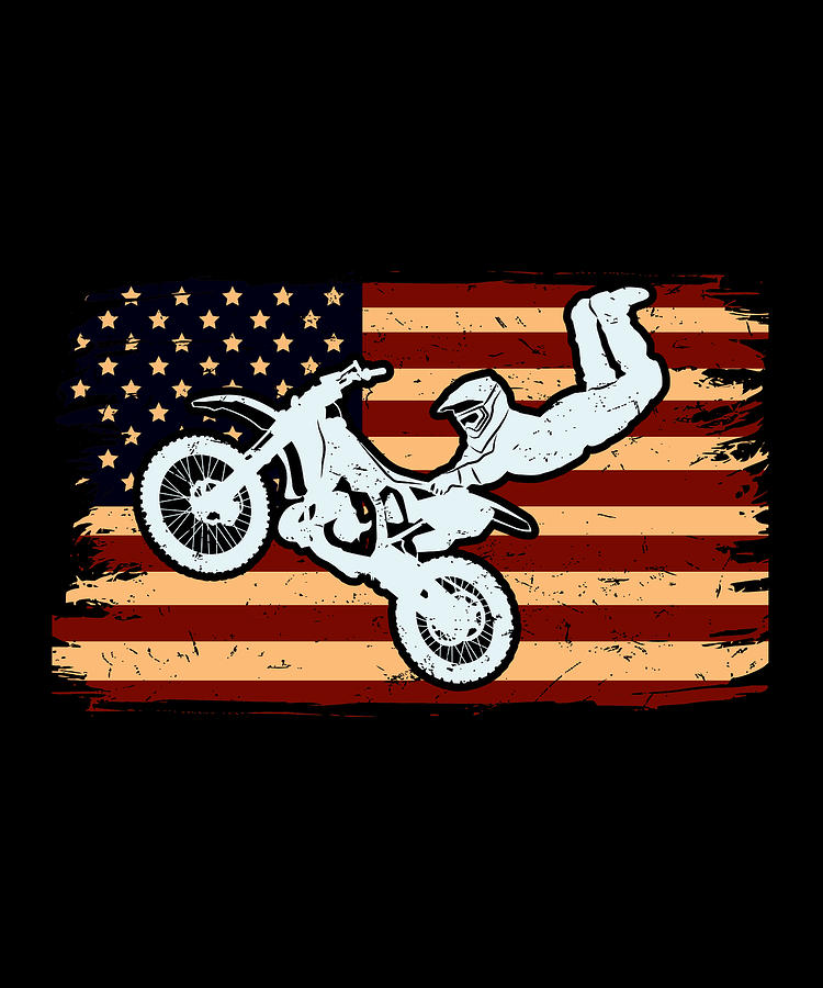 american flag dirt bike gear