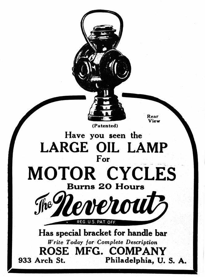 Motor Cycles Oil Lamp add Photograph by David Lee Thompson