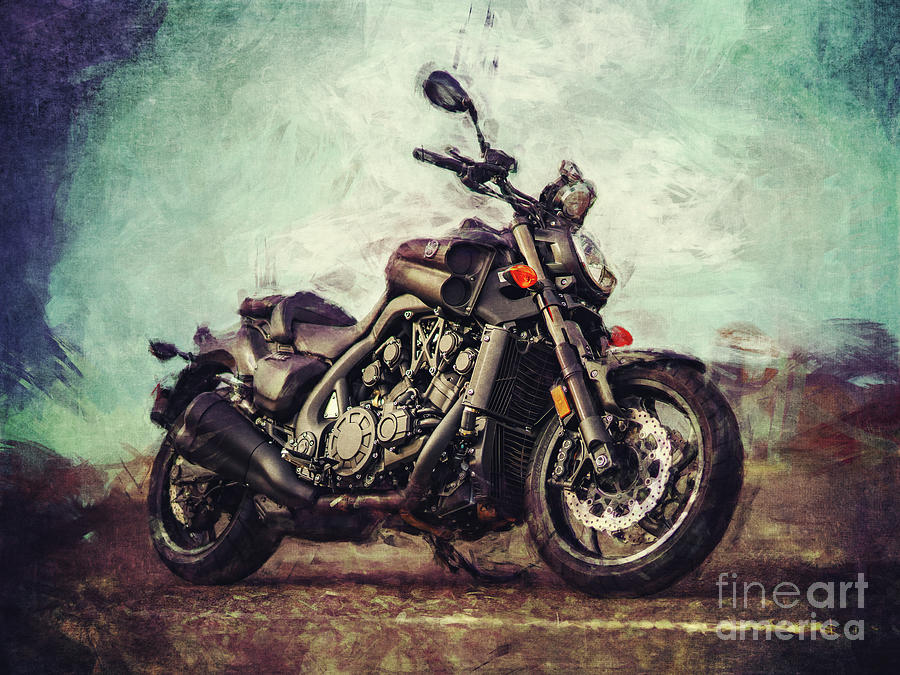 Motorcycle Digital Art by Phil Perkins