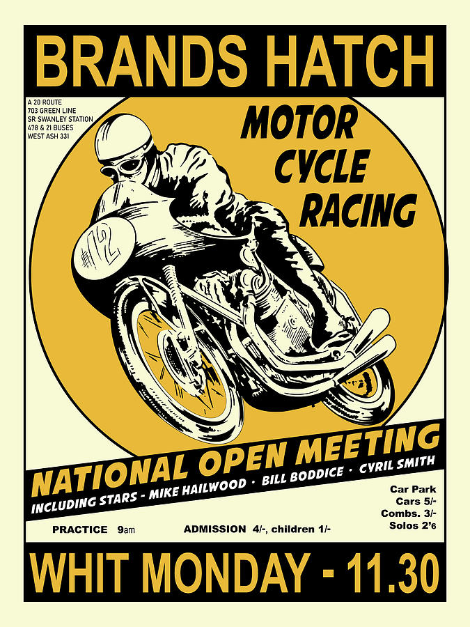 Transportation Photograph - Motorcycle Racing Poster by Mark Rogan