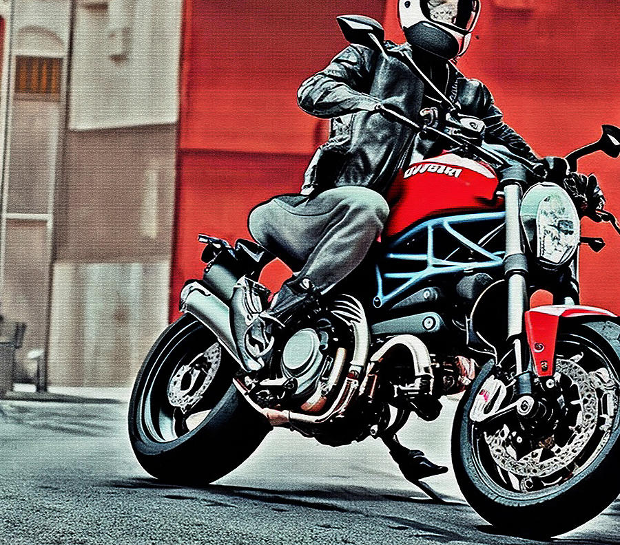 Motorcycles Driving Ducati Monster 821 2017 Bikes Motorcycle Steering ...