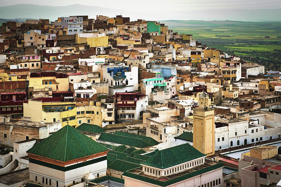 Moulay Idriss Cityscape #2 - Morocco Photograph by Stuart Litoff