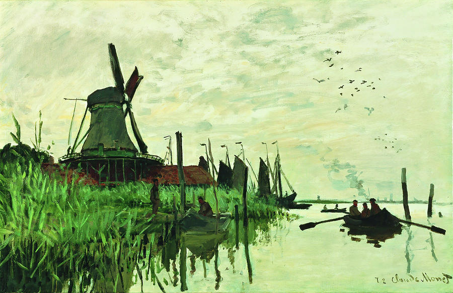 Moulin a Zaandam Painting by Eric Glaser