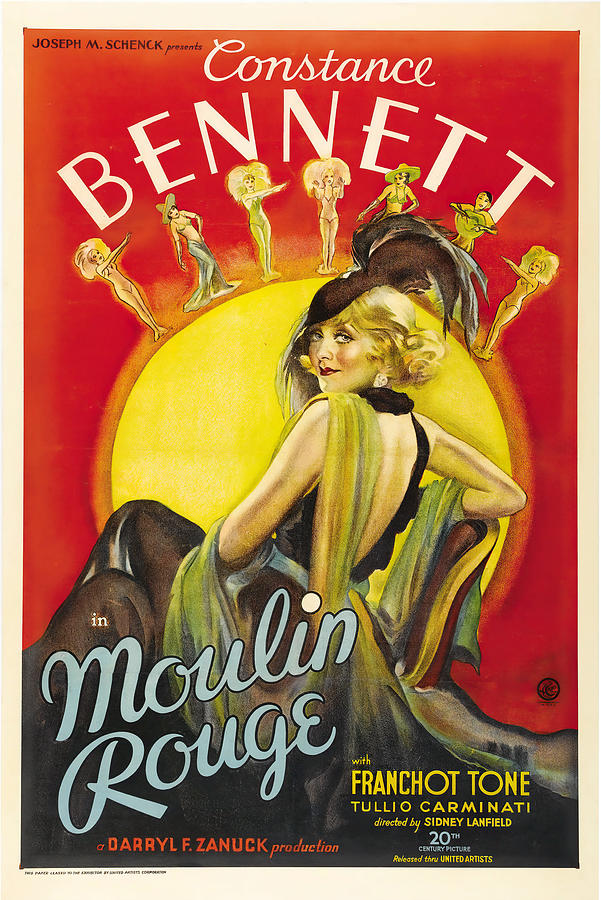 Moulin Rouge, 1934 Mixed Media by Movie World Posters