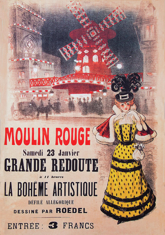 Moulin Rouge Poster Digital Art by Roy Pedersen