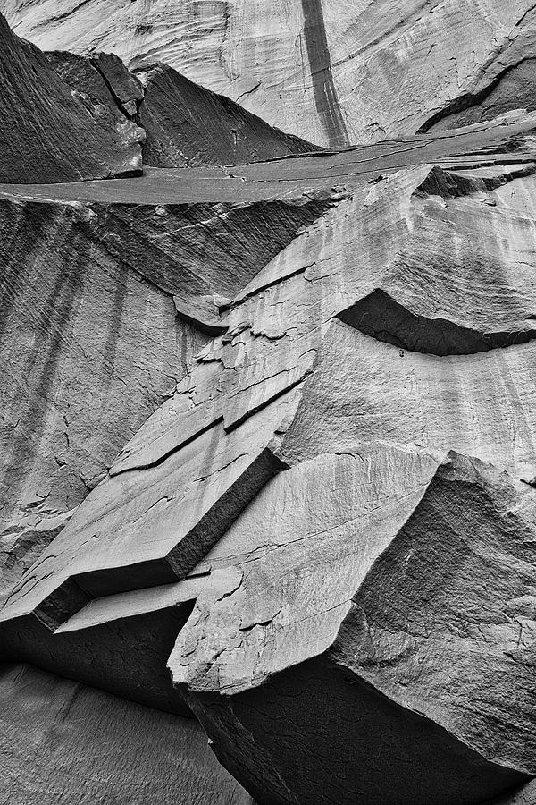 Mounement Valley Rock Formations II BW  Photograph by Susan Candelario
