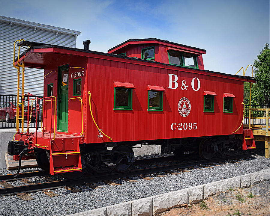 Mount Airy Caboose Photograph by Tru Waters