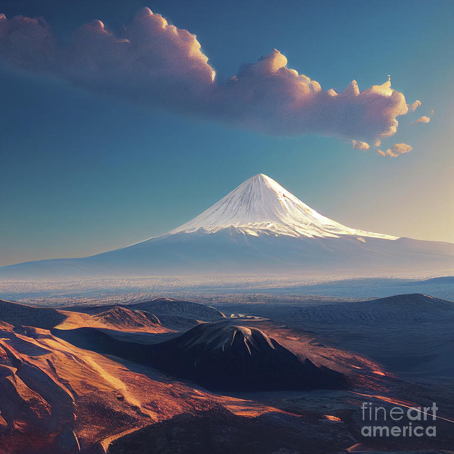 Mount Ararat On A Clear Sky Day Photograph By Peter Awax - Fine Art America