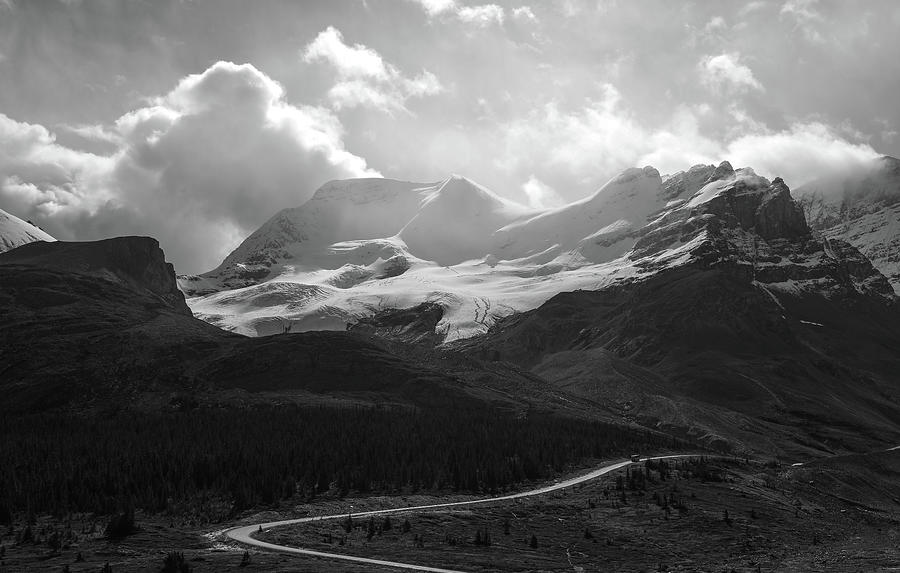 Mount Athabasca Columbia Icefield Road Photograph by Dan Sproul