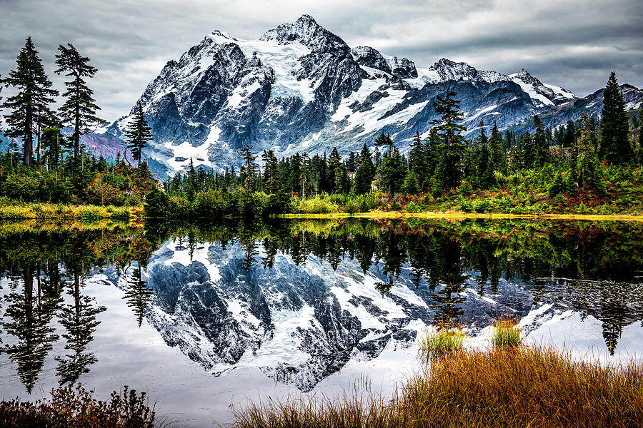 Mount Baker Reflected Photograph by David Desautel