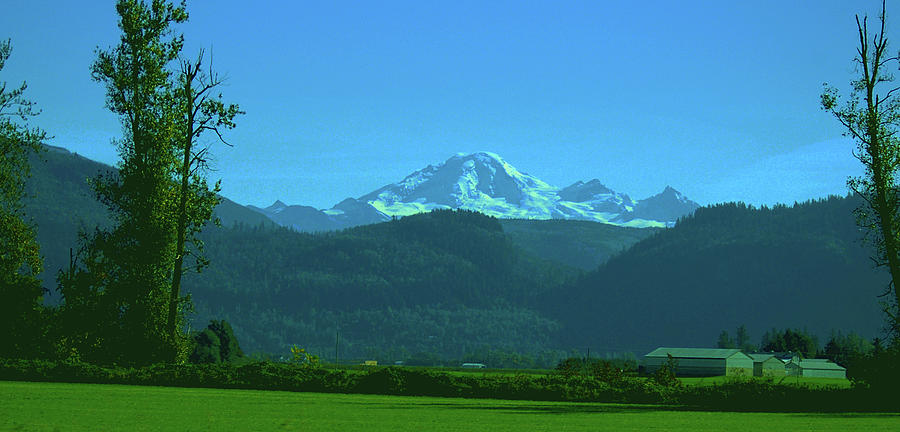 Mount Baker Washington State from Abbotsford BC Photograph by James Cousineau