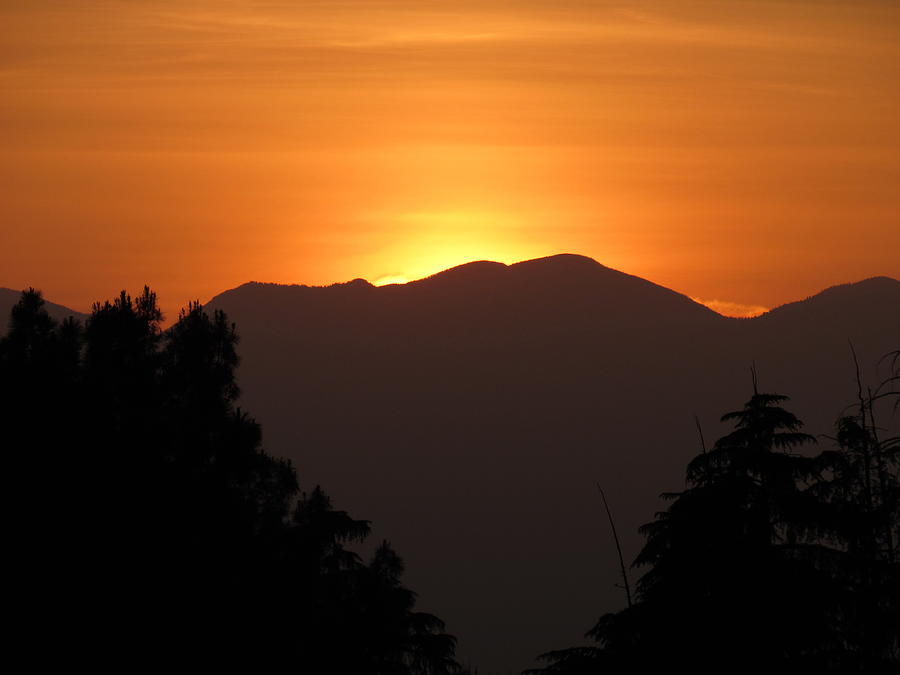 Mount Baldy at Sunset Photograph by Adrienne Wilson