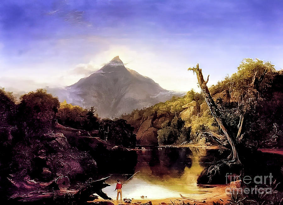 Mount Chocorua New Hampshire by Thomas Cole 1827 Painting by Thomas Cole