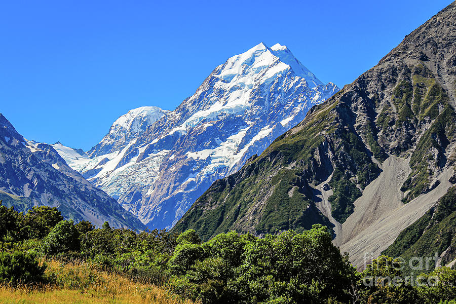 Mount Cook, New Zealand Photograph by Lyl Dil Creations
