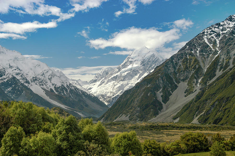 Mount Cook, New Zealand Photograph by Mark Llewellyn