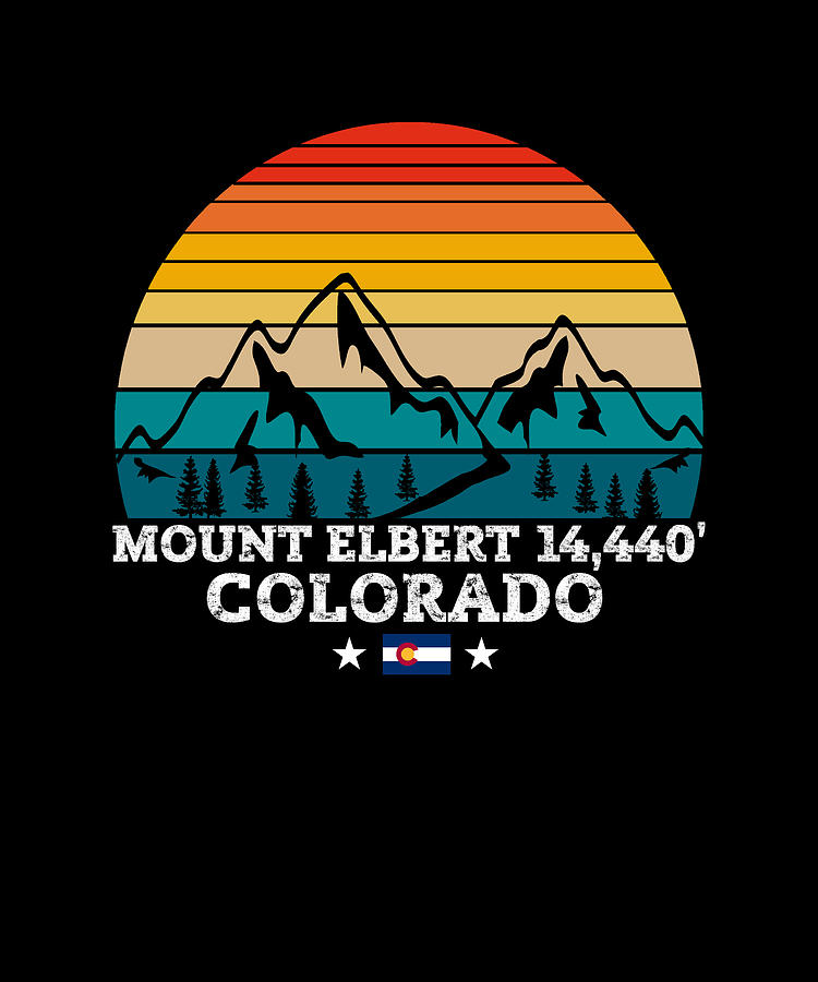 MOUNT ELBERT Colorado Drawing by Bruno Fine Art America