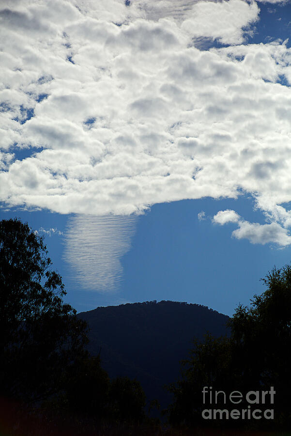 Nature Photograph - Mount Emu Cumulus Clouds by Joy Watson