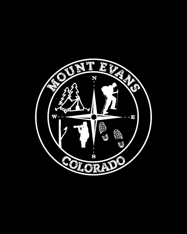 Mount Evans Drawing by Bruno Fine Art America