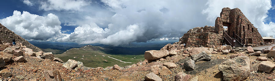 Mount Evans Panoramic Photograph by Marilyn Hunt