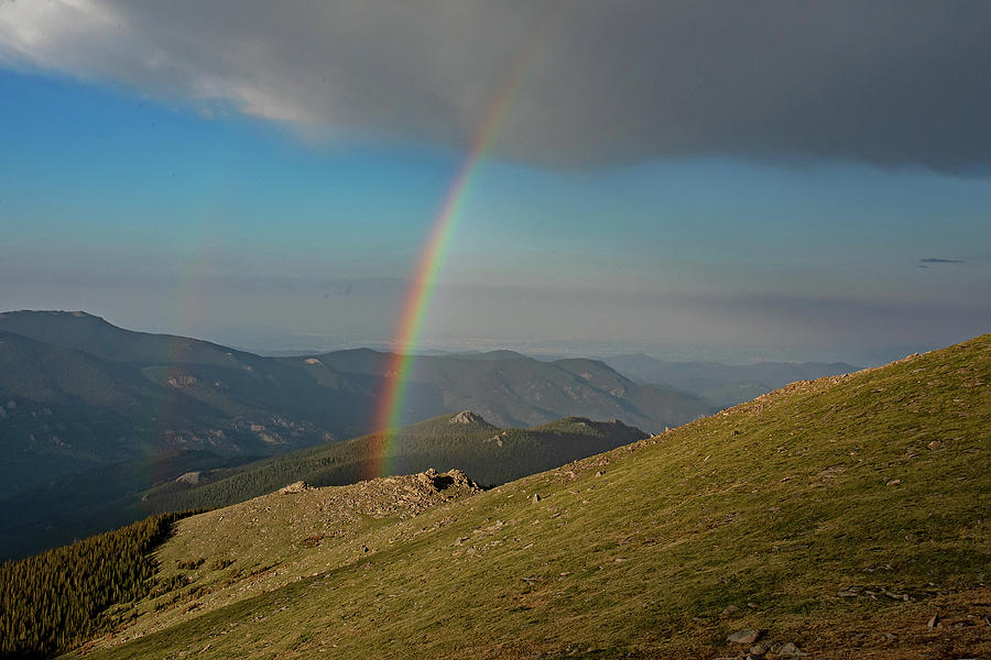 Mount Evans Rainbow Photograph by Mindy Musick King