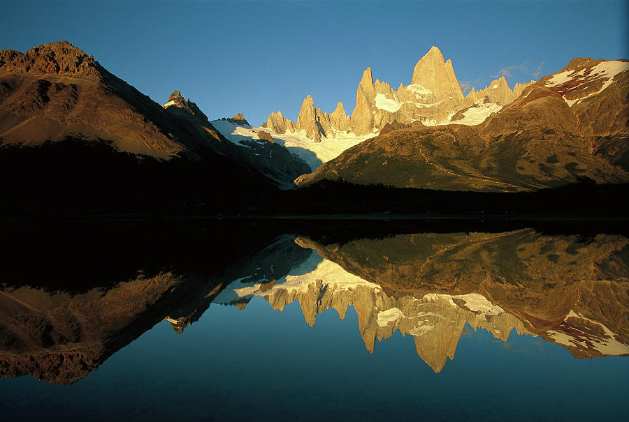 Mount Fitzroy Reflection Photograph by Colin Monteath