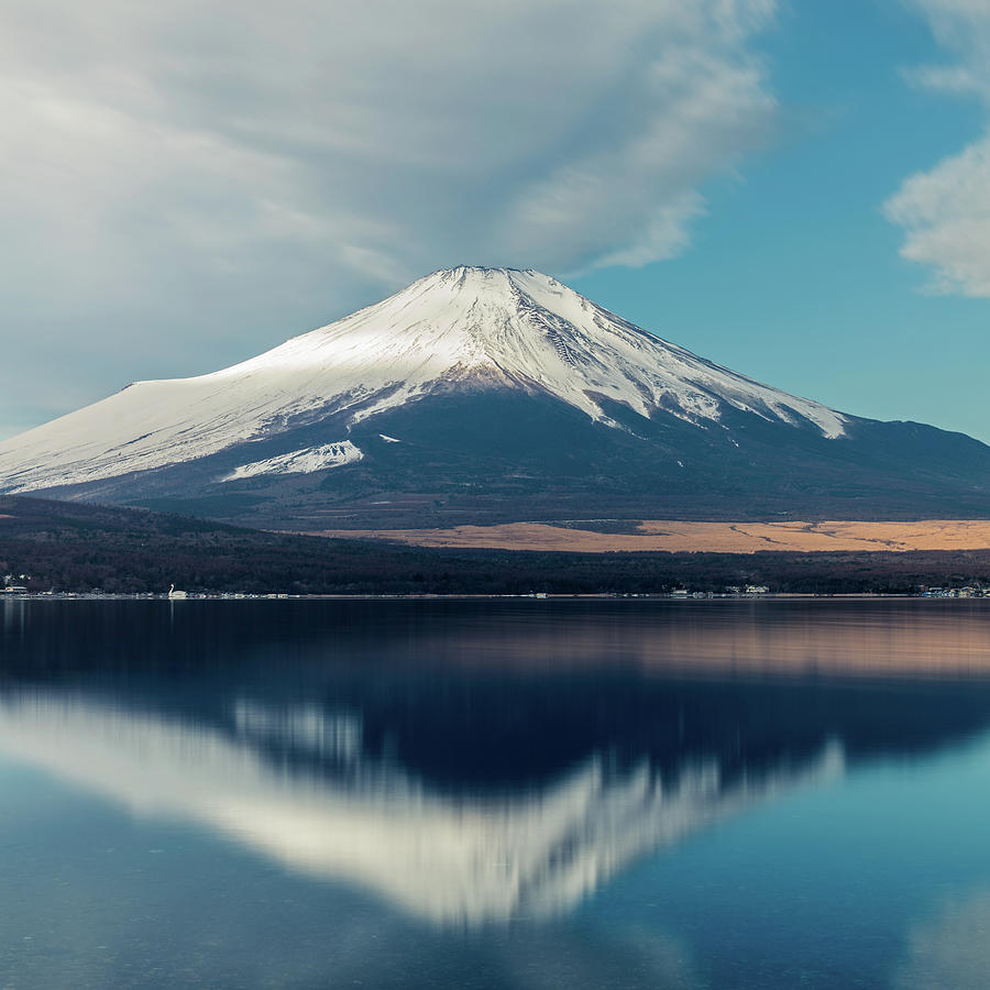 Mount Fuji from Lake Yamanaka - Yamanashi, Japan Photograph by Jordan ...