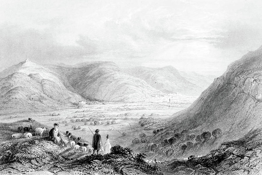 Mount Gerizim in Nablus in 1847 Photograph by Munir Alawi