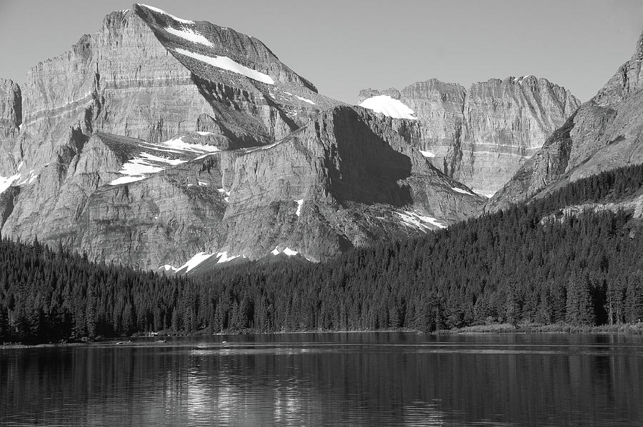 Mount Gould B and W Photograph by Steve Stuller