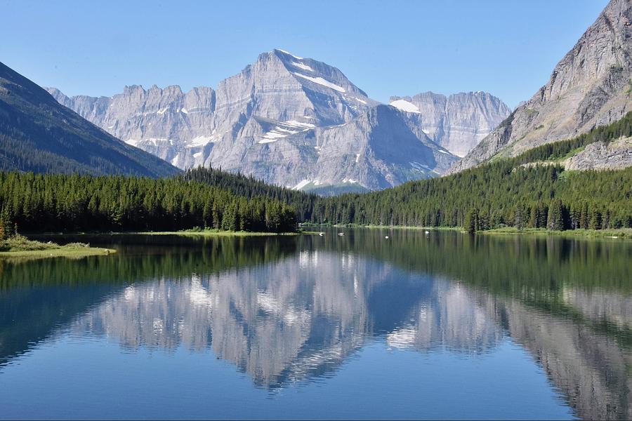 Mount Gould Reflection Photograph by Flo McKinley - Fine Art America