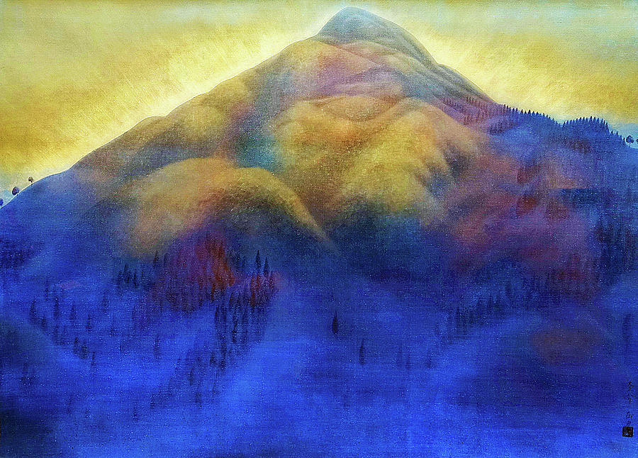 Mount Hiei - Digital Remastered Edition Painting by Hayami