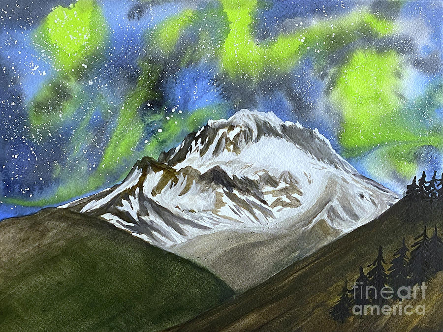 Mount Hood Painting by Lisa Neuman