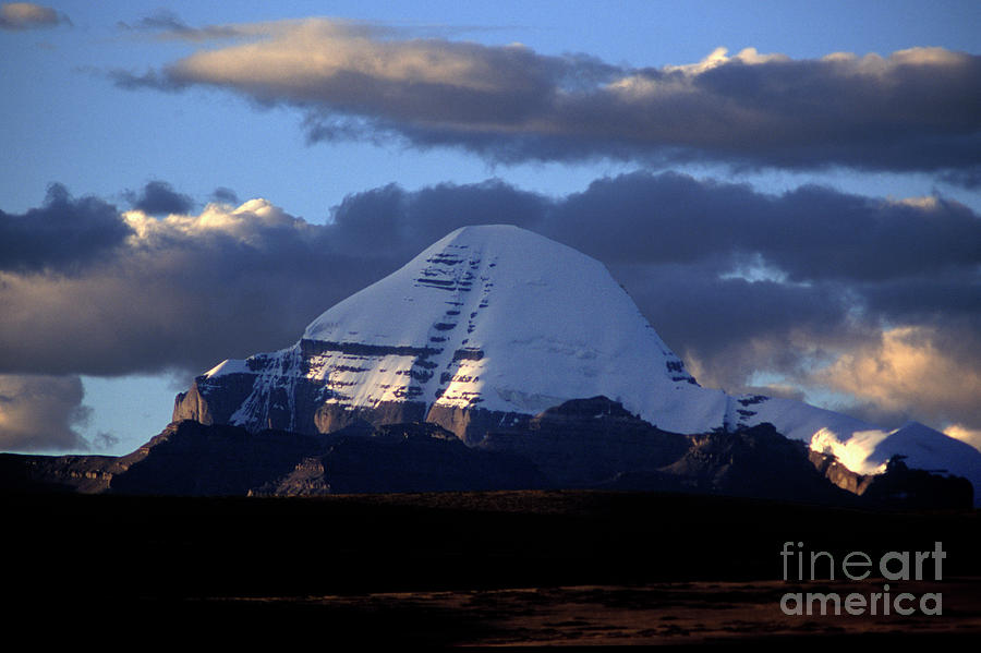 Mount Kailash at Sunset - tibet Photograph by Craig Lovell