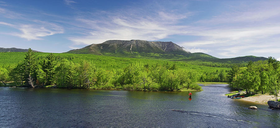 Mount Katahdin and the West Branch  Photograph by Gordon Ripley