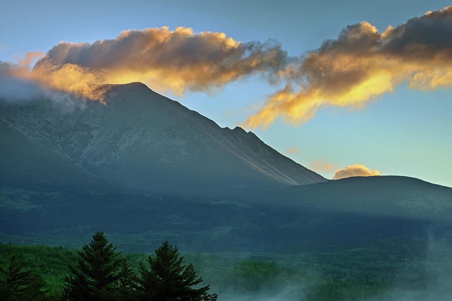 Mount Katahdin M1A0180 Photograph by Greg Hartford