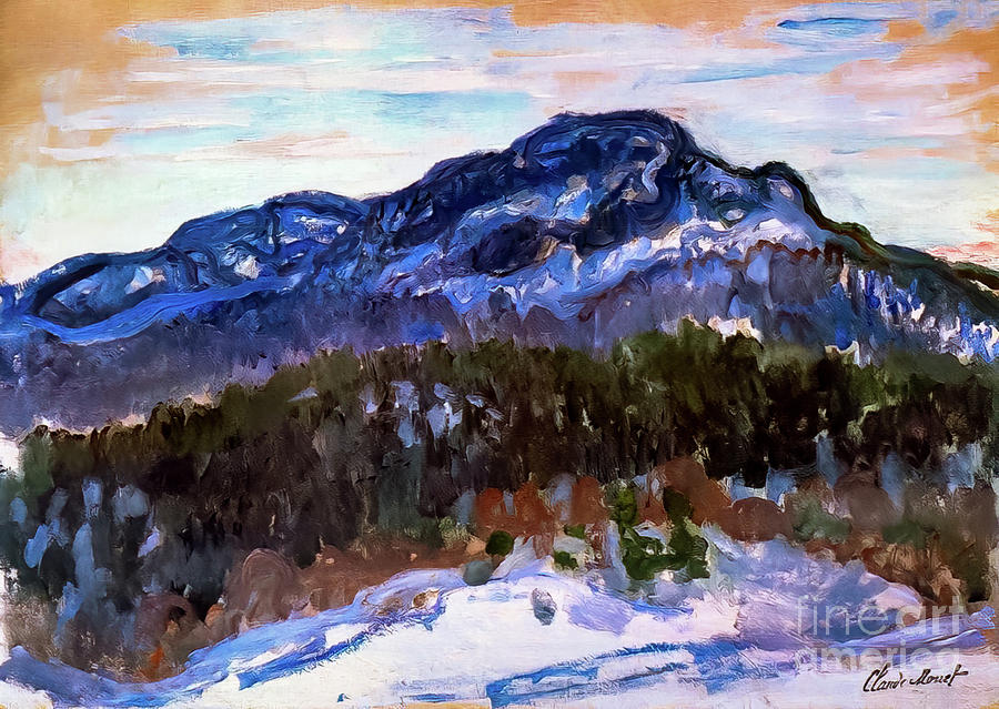 Mount Kolsaas I by Claude Monet 1895 Painting by Claude Monet