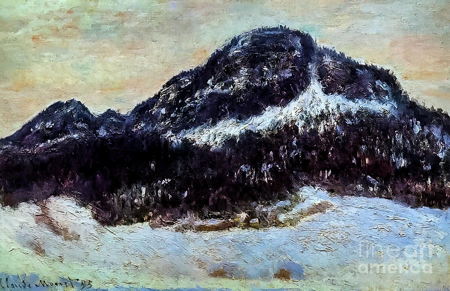 Mount Kolsaas II by Claude Monet 1895 Painting by Claude Monet