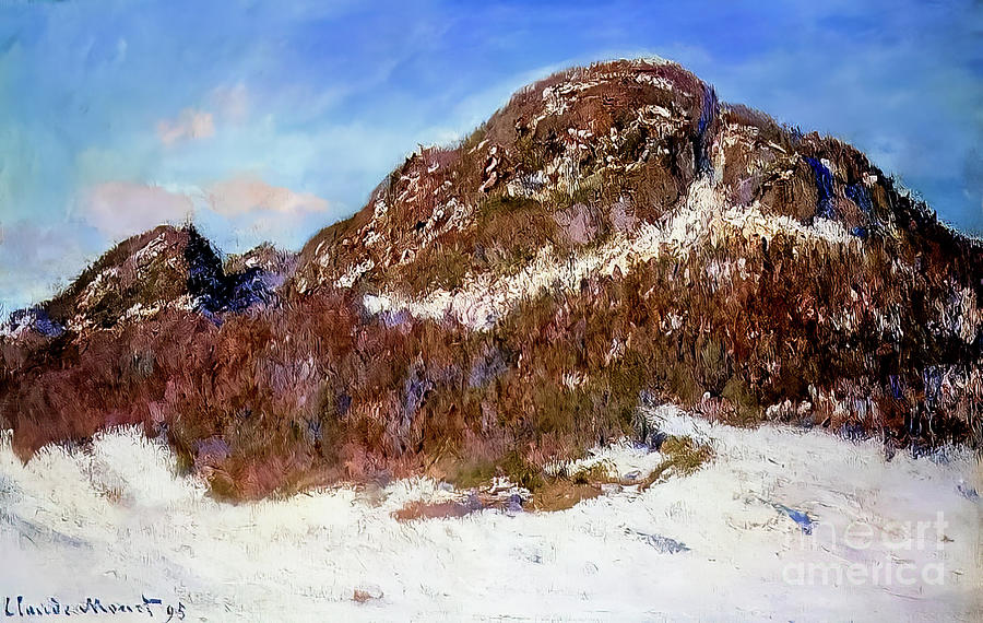 Mount Kolsaas III by Claude Monet 1895 Painting by Claude Monet