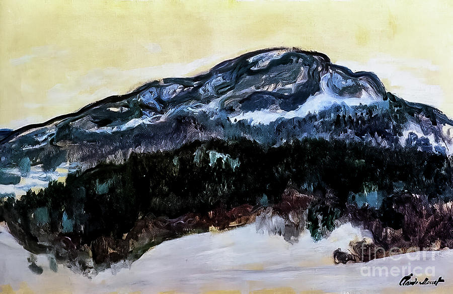 Mount Kolsaas Norway by Claude Monet 1895 Painting by Claude Monet