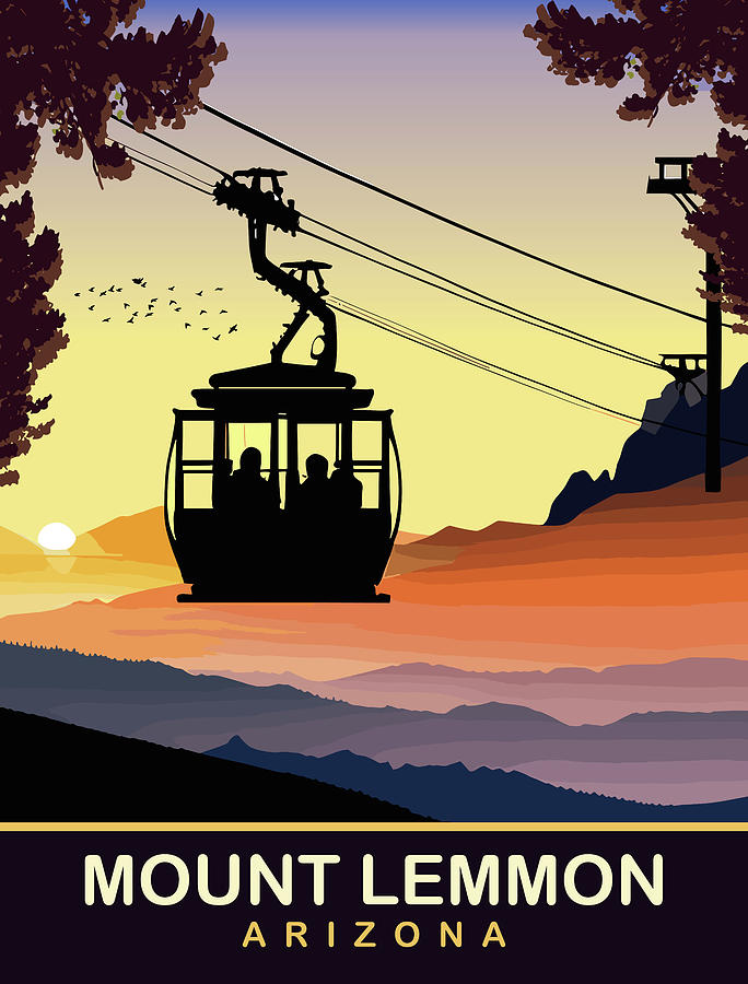 Mount Lemmon Ski Valley Digital Art by Long Shot