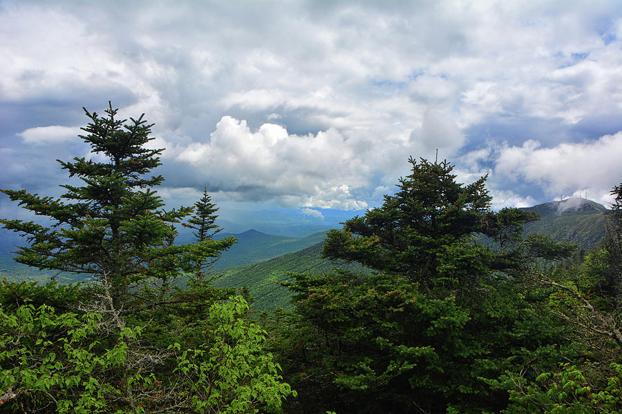Mount Mansfield Radio Towers and the Valley Below Photograph by Raymond Salani III