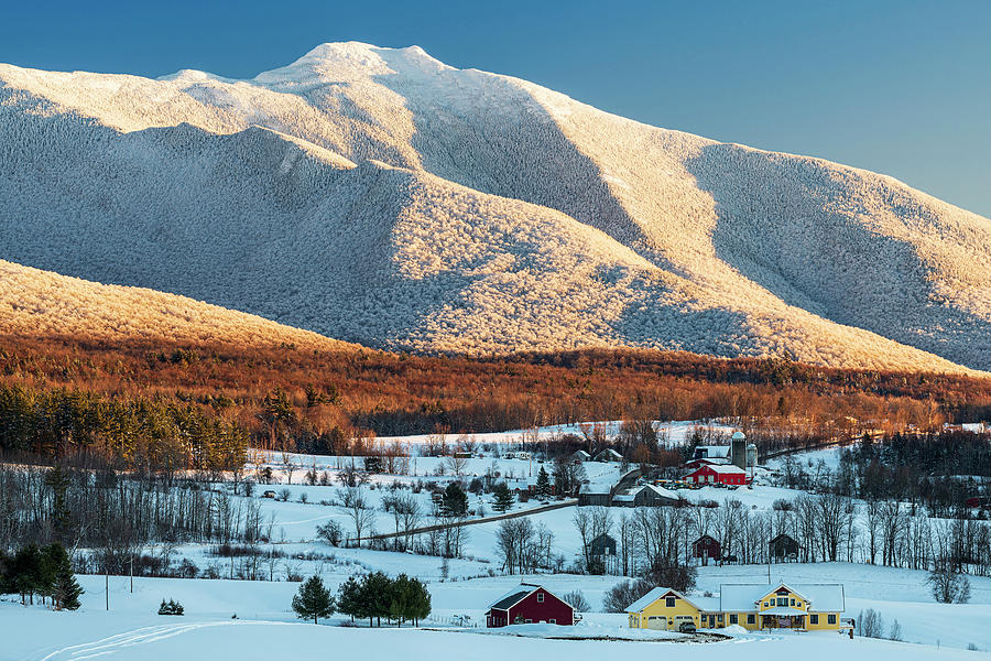 Mount Mansfield Winter Afternoon 2 Photograph by Alan L Graham