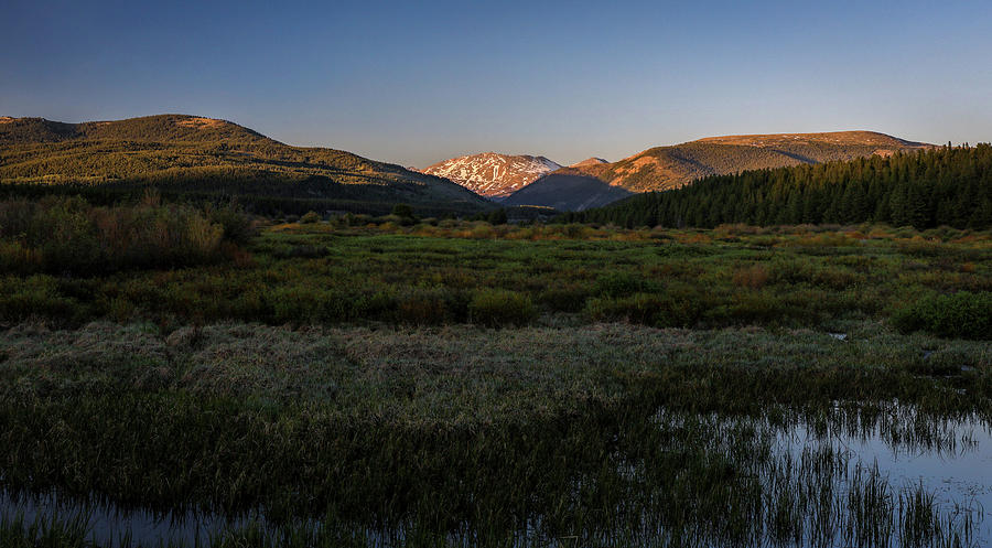 Mount Massive Landscape Evening Photograph by Dan Sproul
