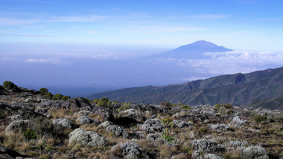 Mount Meru in the Morning Mist Photograph by Andrew Wilson - Fine Art ...