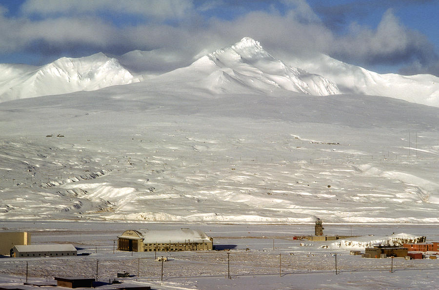 Mount Moffett at  Adak Island in the Aleutian Islands 1976  Photograph by John A Rodriguez