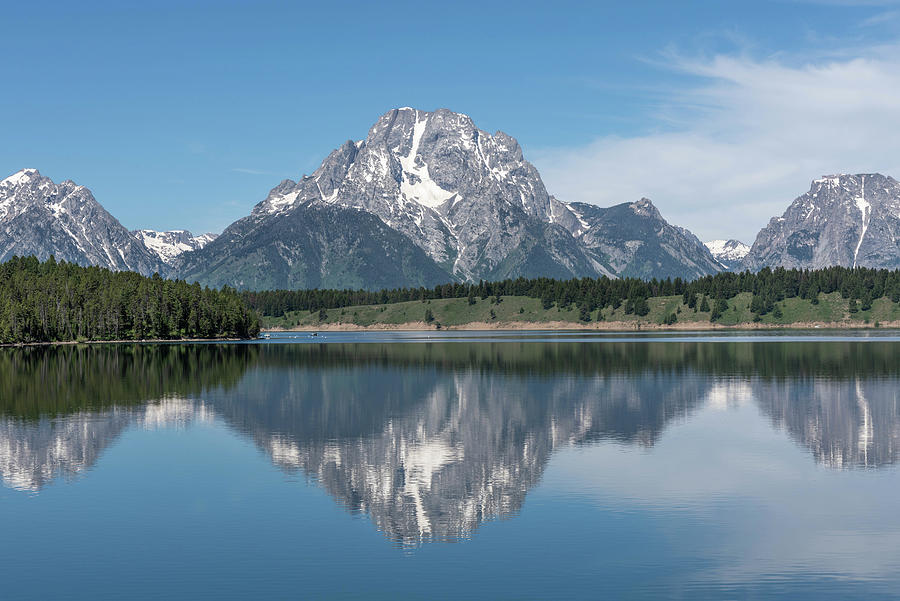 Mount Moran at the Tetons Photograph by Maria Jaeger