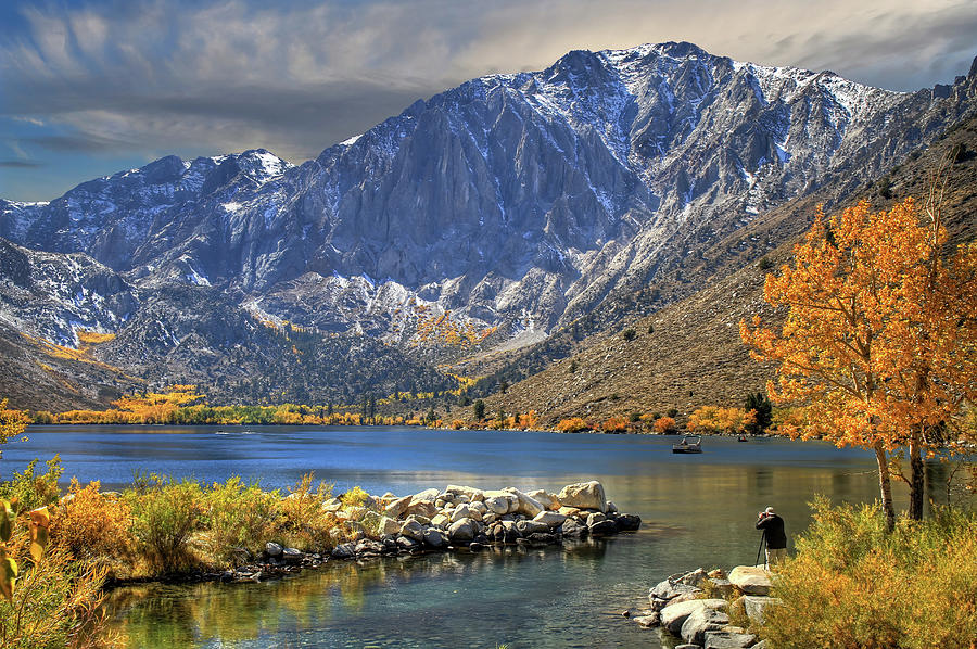 Mount Morrison Overlooking Convict Lake Photograph by Donna Kennedy