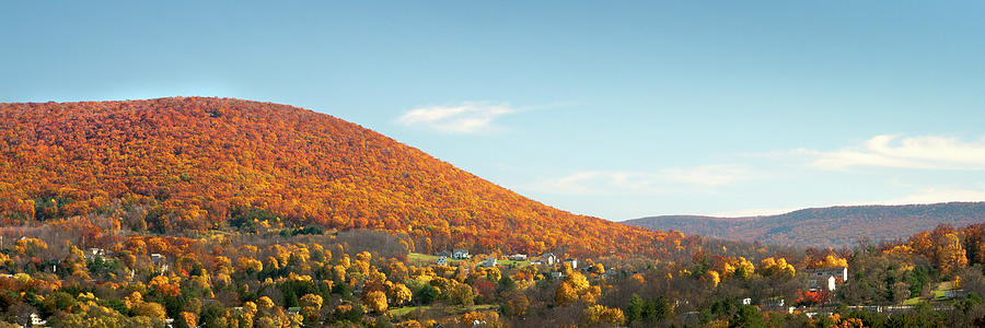 Mount Nittany ablaze in color Photograph by William Ames