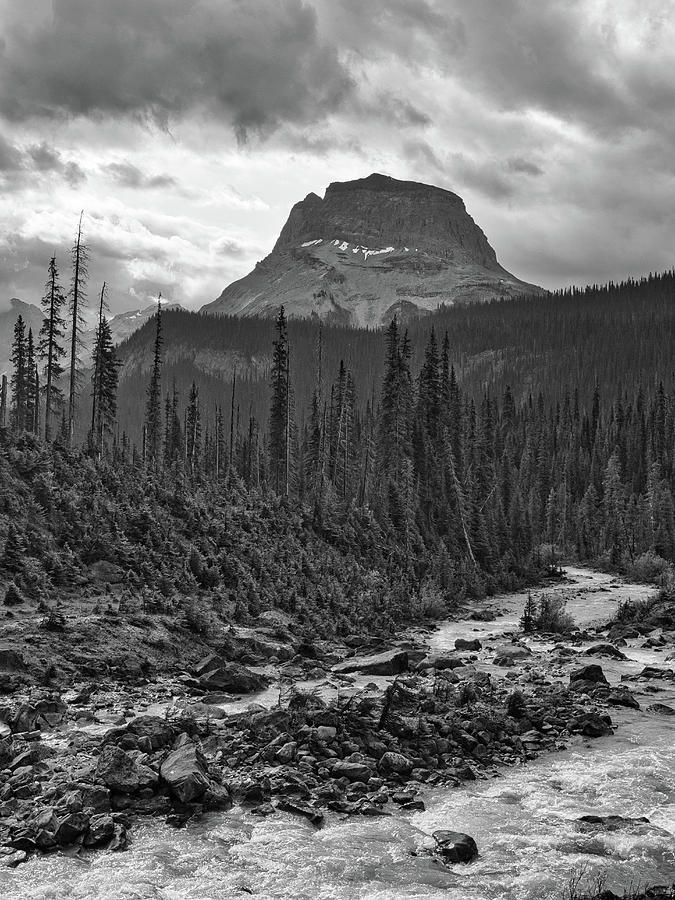 Mount Ogden Black and White Photograph by Allan Van Gasbeck