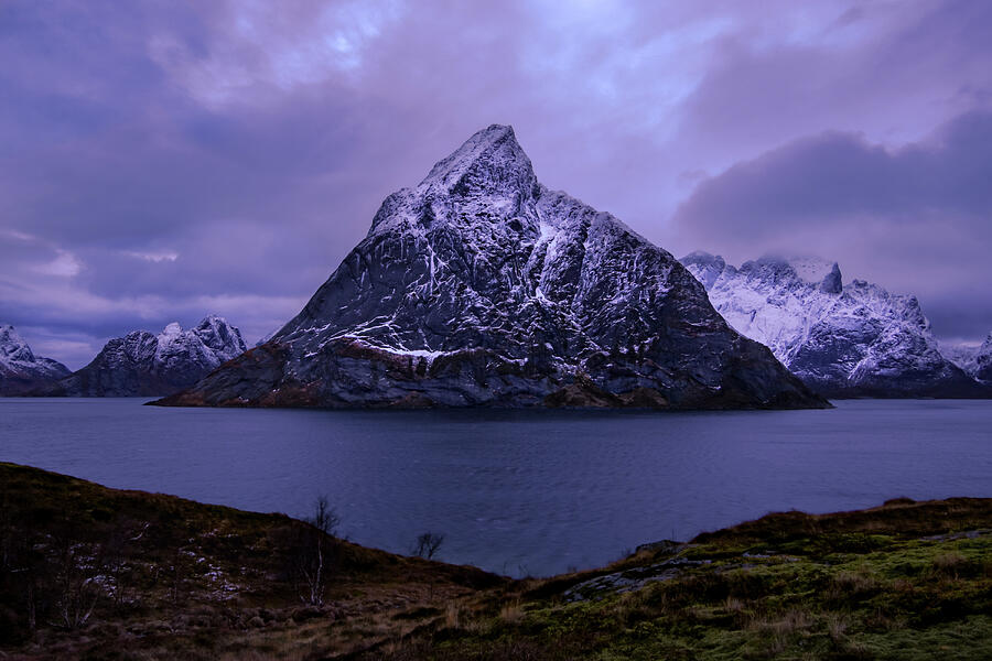 Mount Olstinden Photograph by Norma Brandsberg