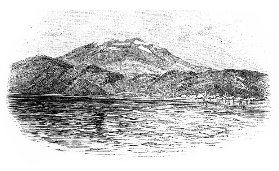 Mount Olympus Drawing by Nastasic